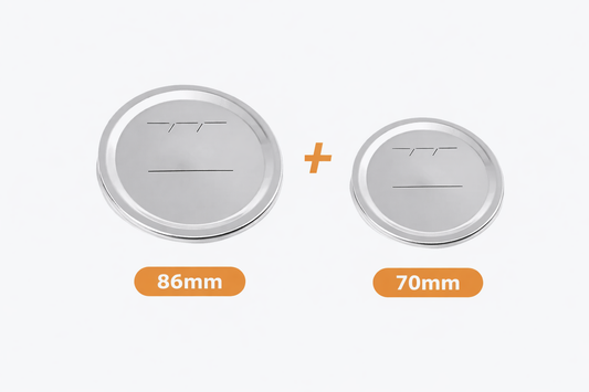 Couvercles de conservation sous vide